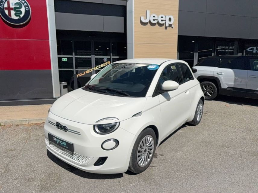 75010 : Hyundai Paris Nord - Goncourt Automobiles - FIAT 500e BERLINE Action Plus - 500 III ELECTRIQUE - Blanc                                              - Automate à fonct. Continu - Courant électrique