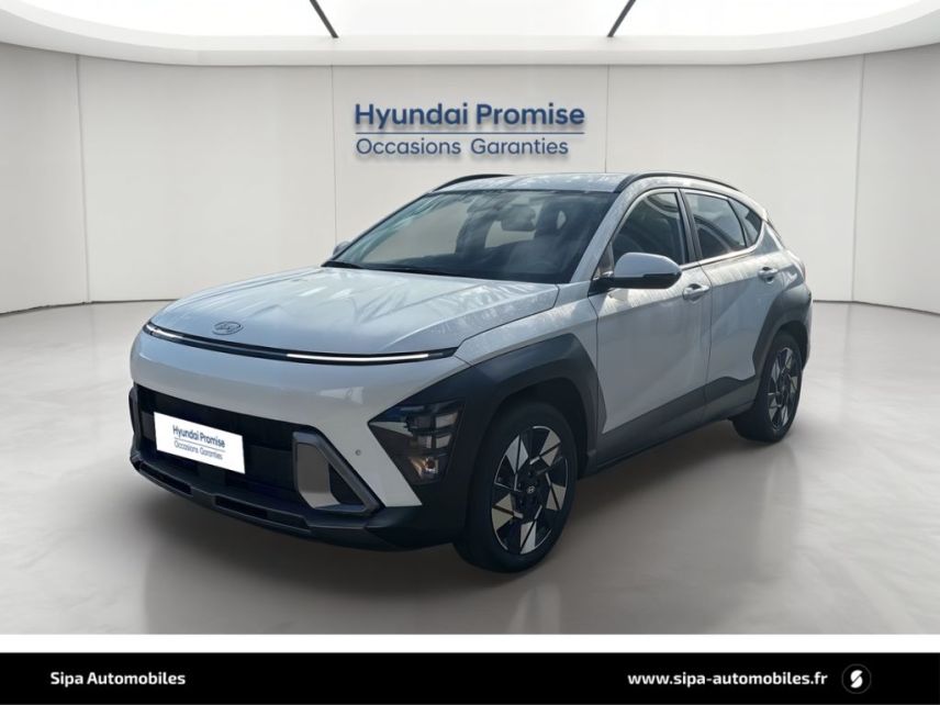 75010 : Hyundai Paris Nord - Goncourt Automobiles - HYUNDAI KONA Creative - KONA II - Blanc - Automate sequentiel - Essence / Courant électrique