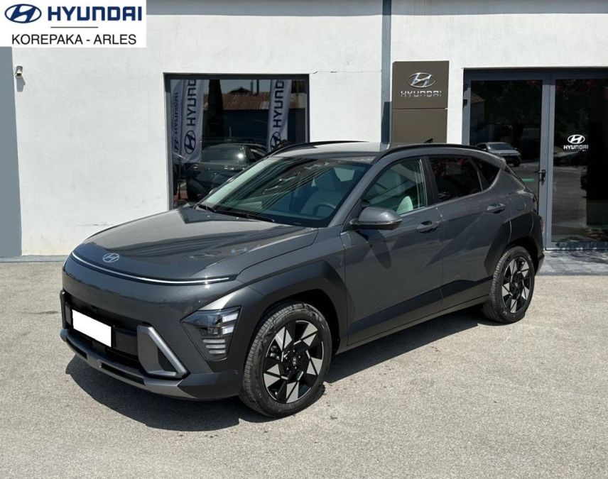 13200 : HYUNDAI Arles - Lexa Automobile - HYUNDAI KONA Executive - KONA II - Gris - Automate sequentiel - Essence / Courant électrique