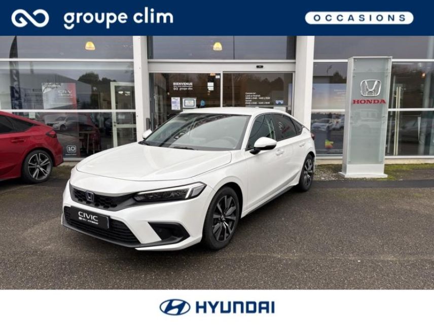 40280 : Hyundai Mont de Marsan i-AUTO - HONDA Civic - Civic - Blanc Platine Nacré - Traction - Hybride : Essence/Electrique