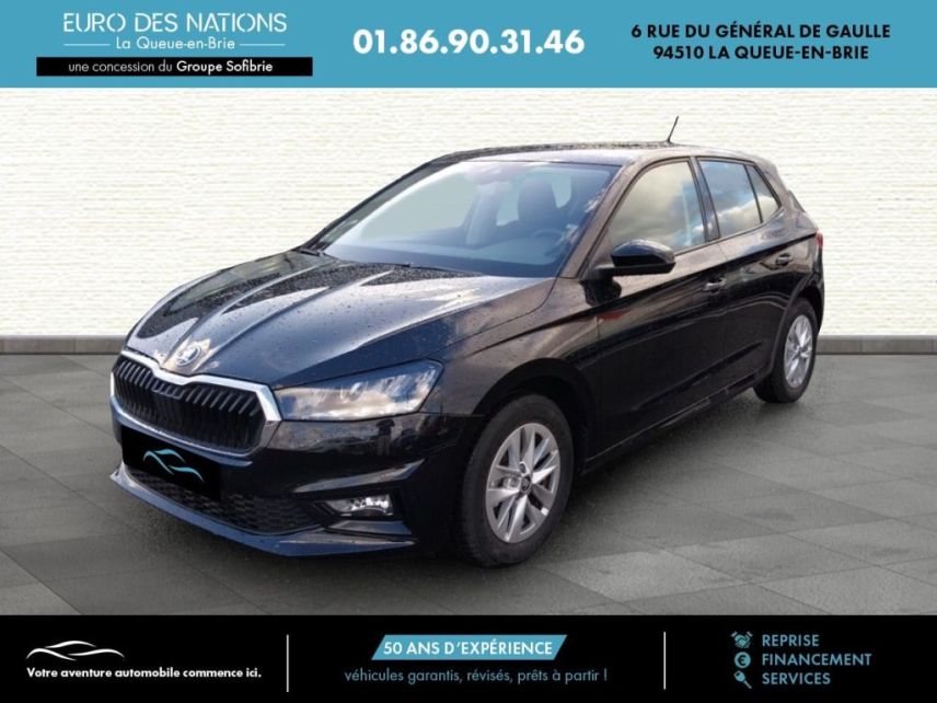 75010 : Hyundai Paris Nord - Goncourt Automobiles - SKODA FABIA Selection - FABIA IV - Noir - Boîte manuelle - Essence sans plomb