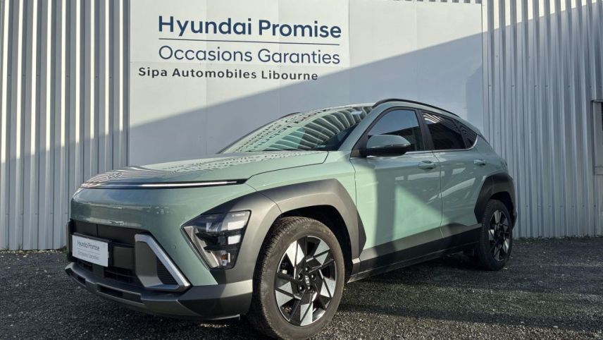 75010 : Hyundai Paris Nord - Goncourt Automobiles - HYUNDAI KONA Creative - KONA II - Vert - Automate sequentiel - Essence / Courant électrique