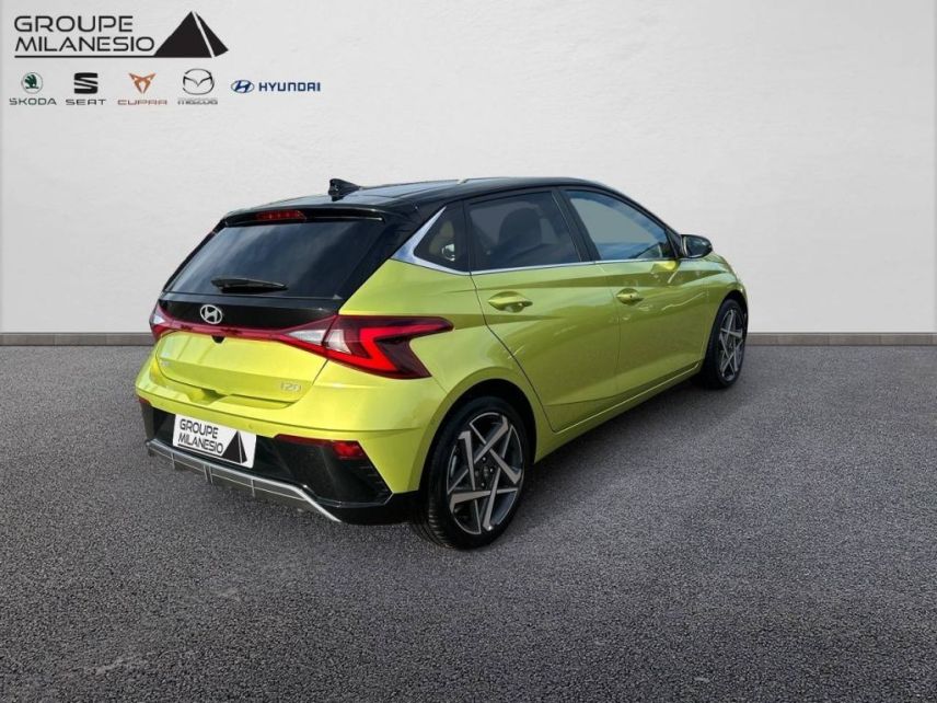 75010 : Hyundai Paris Nord - Goncourt Automobiles - HYUNDAI i20 Executive - i20 (08/2023) - LUCID LIME - Automate sequentiel - Essence sans plomb