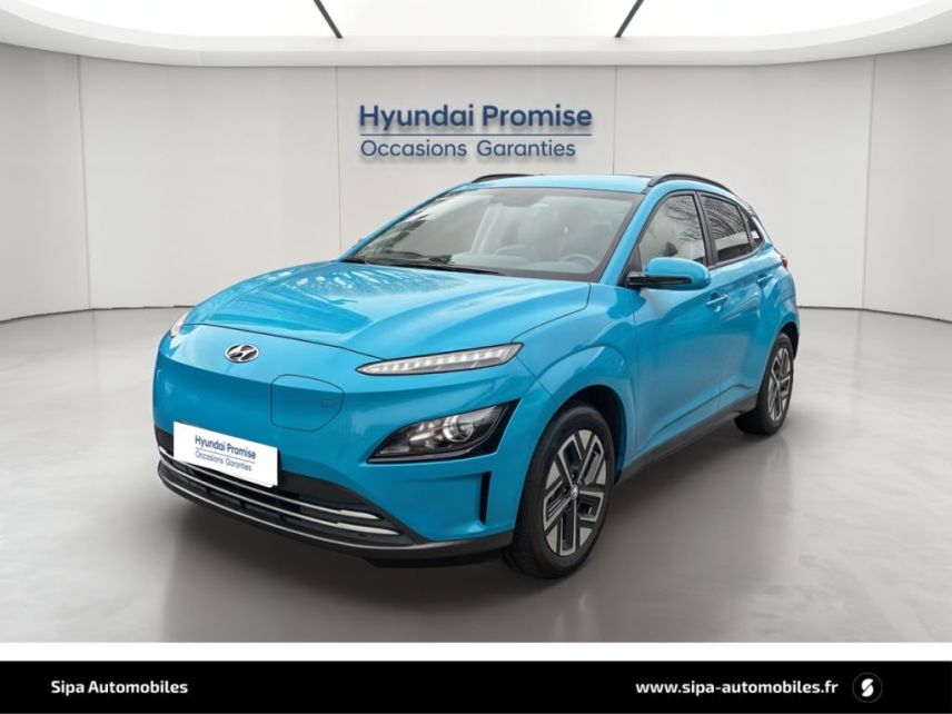 75010 : Hyundai Paris Nord - Goncourt Automobiles - HYUNDAI KONA ELECTRIC Intuitive - KONA ELECTRIC (12/2020) - Bleu - Automate à fonct. Continu - Courant électrique