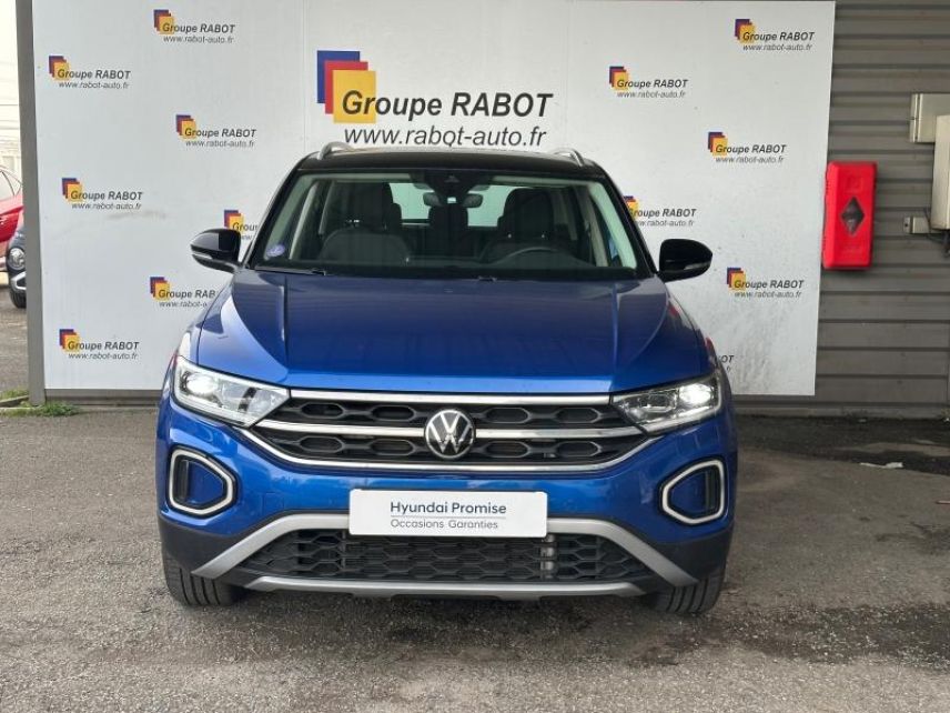 78310 : Hyundai Coignières - Socohy | Groupe Rabot - VOLKSWAGEN T-Roc - T-Roc - Bleu Ravenna métallisée/Toit Noir - Traction - Essence