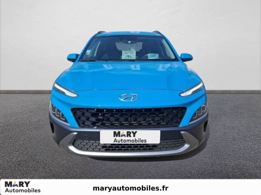 75010 : Hyundai Paris Nord - Goncourt Automobiles - HYUNDAI KONA HYBRID Intuitive - KONA - Bleu - Automate sequentiel - Essence / Courant électrique