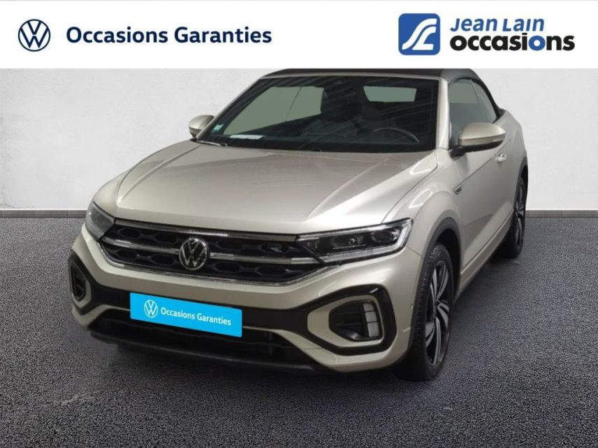 75010 : Hyundai Paris Nord - Goncourt Automobiles - VOLKSWAGEN T-ROC CABRIOLET R-Line - T-ROC - GRIS IVOIRE / CAPOTE NOIRE - Automate sequentiel - Essence sans plomb