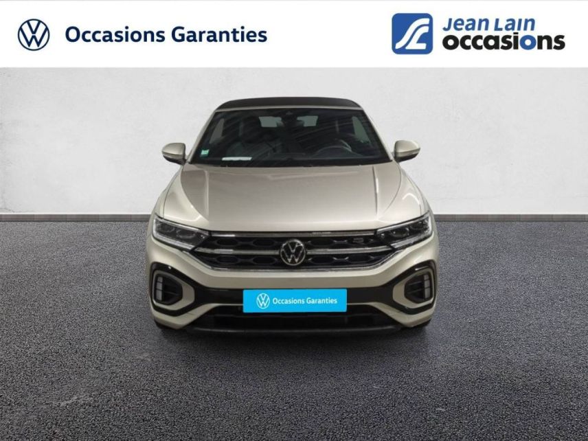 75010 : Hyundai Paris Nord - Goncourt Automobiles - VOLKSWAGEN T-ROC CABRIOLET R-Line - T-ROC - GRIS IVOIRE / CAPOTE NOIRE - Automate sequentiel - Essence sans plomb