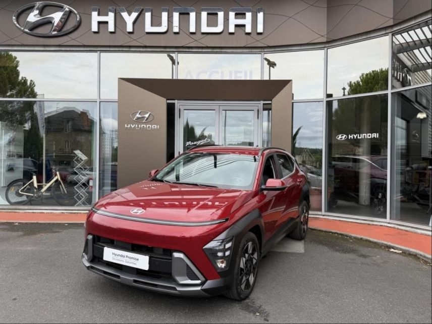 19100 : Hyundai Brive-la-Gaillarde - Garage Pouget - HYUNDAI Kona - Kona - Ultimate Red métallisé - Traction - Hybride : Essence/Electrique
