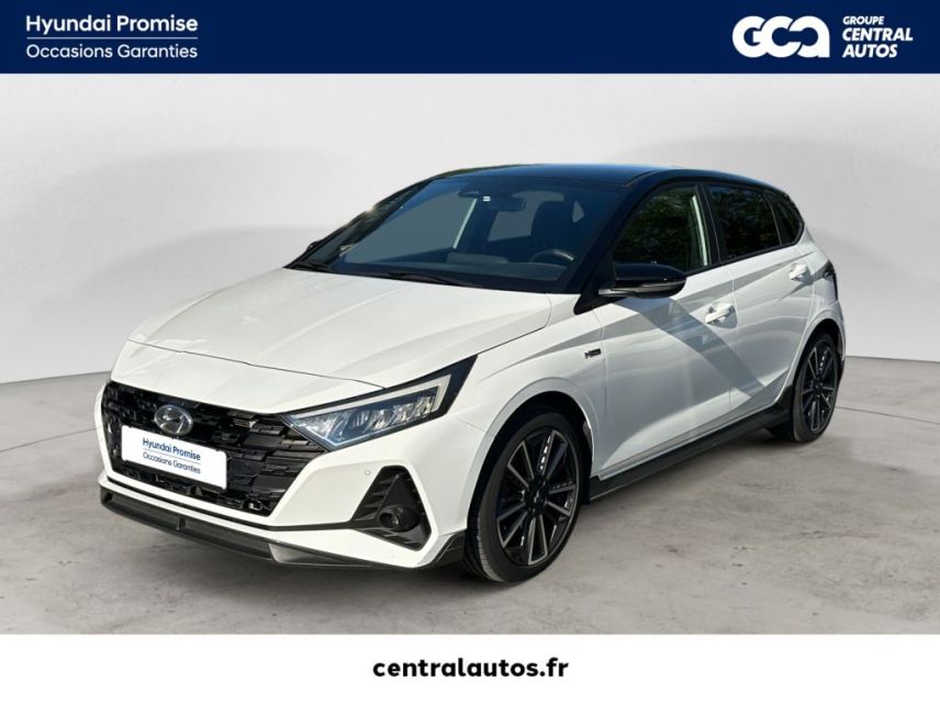 75010 : Hyundai Paris Nord - Goncourt Automobiles - HYUNDAI i20 N Line Creative - i20 III - Blanc - Boîte manuelle - Essence sans plomb