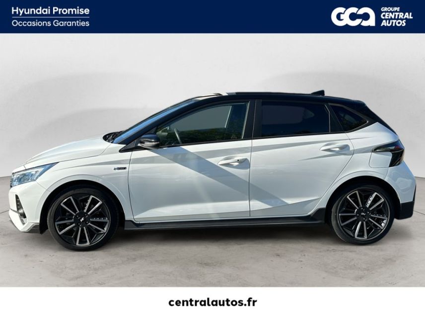 75010 : Hyundai Paris Nord - Goncourt Automobiles - HYUNDAI i20 N Line Creative - i20 III - Blanc - Boîte manuelle - Essence sans plomb