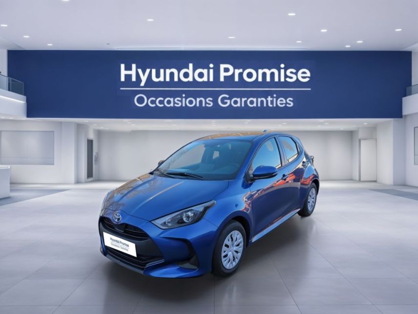 75010 : Hyundai Paris Nord - Goncourt Automobiles - TOYOTA YARIS HYBRIDE Dynamic - YARIS IV - Bleu - Automate à fonct. Continu - Essence / Courant électrique