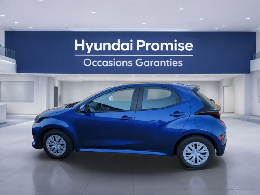 75010 : Hyundai Paris Nord - Goncourt Automobiles - TOYOTA YARIS HYBRIDE Dynamic - YARIS IV - Bleu - Automate à fonct. Continu - Essence / Courant électrique