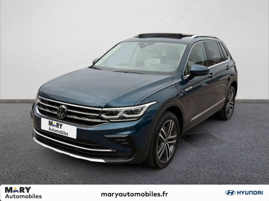 75010 : Hyundai Paris Nord - Goncourt Automobiles - VOLKSWAGEN TIGUAN Elegance - TIGUAN II - Bleu - Automate sequentiel - Essence / Courant électrique