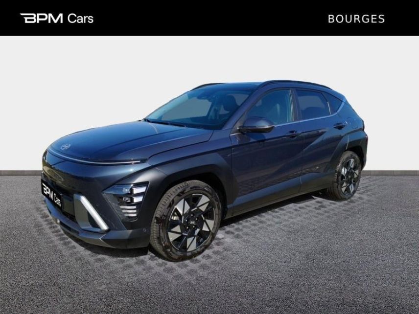 18230 : Hyundai Bourges - BPM Cars - HYUNDAI Kona - Kona - Denim Blue perlé métallisé - Traction - Hybride : Essence/Electrique