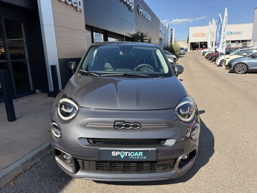 75010 : Hyundai Paris Nord - Goncourt Automobiles - FIAT 500X MY22 Sport Pack - 500X - Gris - Boîte automatique - Essence sans plomb