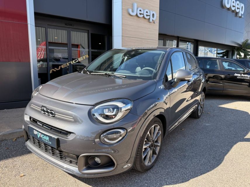 75010 : Hyundai Paris Nord - Goncourt Automobiles - FIAT 500X MY22 Sport Pack - 500X - Gris - Boîte automatique - Essence sans plomb
