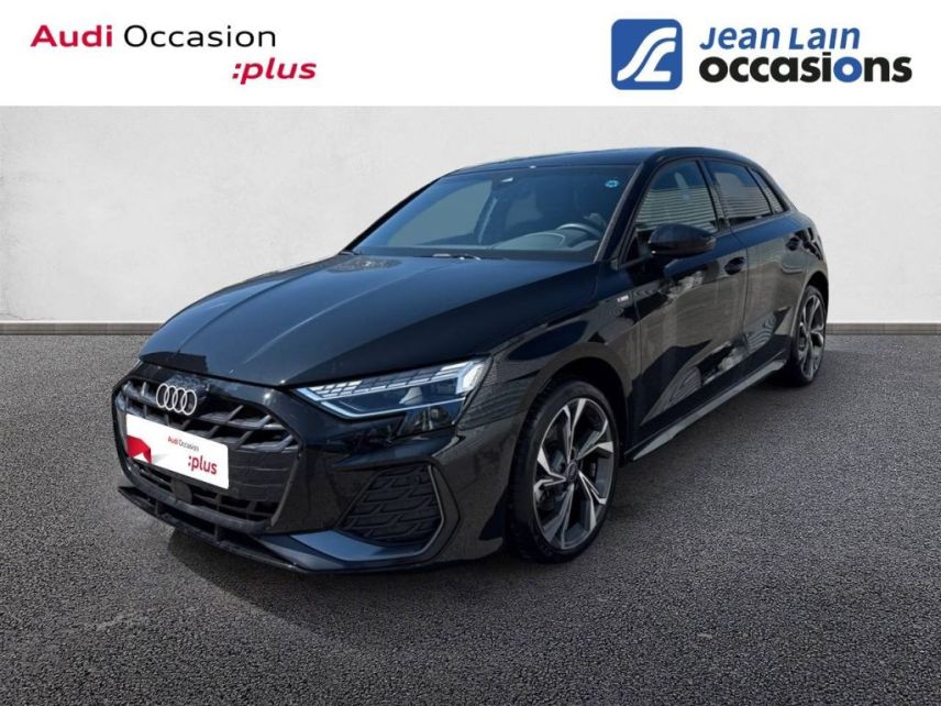 75010 : Hyundai Paris Nord - Goncourt Automobiles - AUDI A3 SPORTBACK S line - A3/S3/RS3 IV - NOIR MYTHIC METALLISE - Automate sequentiel - Essence sans plomb