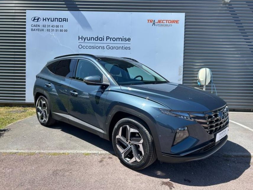 14112 : Hyundai Caen - Trajectoire Automobiles - HYUNDAI Tucson - Tucson - Teal Blue Métal - Traction - Hybride : Essence/Electrique