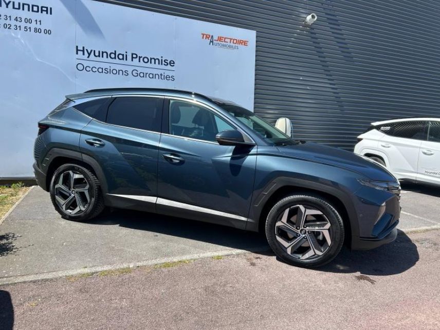14112 : Hyundai Caen - Trajectoire Automobiles - HYUNDAI Tucson - Tucson - Teal Blue Métal - Traction - Hybride : Essence/Electrique