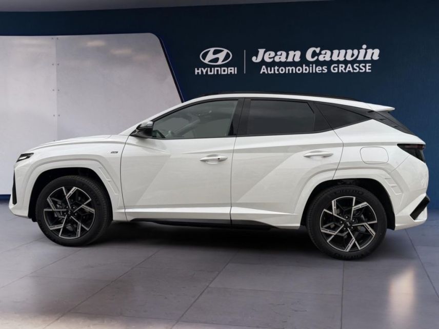 75010 : Hyundai Paris Nord - Goncourt Automobiles - HYUNDAI TUCSON N Line Creative - TUCSON IV - Blanc - Boîte automatique - Essence / Courant électrique