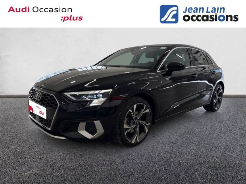 75010 : Hyundai Paris Nord - Goncourt Automobiles - AUDI A3 SPORTBACK Design Luxe - A3/S3/RS3 IV - NOIR MYTHIC - Automate sequentiel - Essence sans plomb