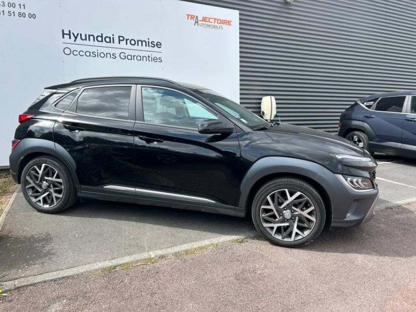 14112 : Hyundai Caen - Trajectoire Automobiles - HYUNDAI Kona - Kona - Phantom Black Métal - Traction - Hybride : Essence/Electrique