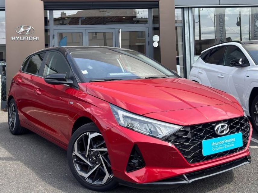 95100 : Hyundai Argenteuil - BNA - HYUNDAI i20 - i20 - Dragon Red Métal/Toit/rétro Black - Traction - Essence/Micro-Hybride