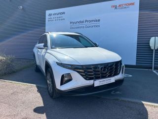 14112 : Hyundai Caen - Trajectoire Automobiles - HYUNDAI Tucson - Tucson - Serenity White Métal - Traction - Hybride : Essence/Electrique