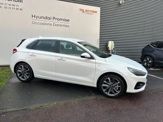 14112 : Hyundai Caen - Trajectoire Automobiles - HYUNDAI i30 - i30 - Serenity White Métal - Traction - Essence/Micro-Hybride