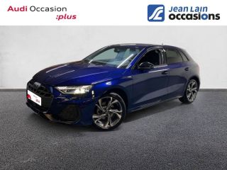 75010 : Hyundai Paris Nord - Goncourt Automobiles - AUDI A3 SPORTBACK S line - A3/S3/RS3 IV - BLEU NAVARRE METALLISE - Automate sequentiel - Diesel