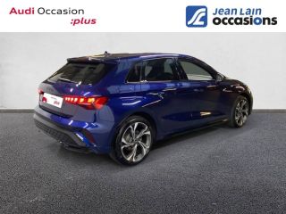 75010 : Hyundai Paris Nord - Goncourt Automobiles - AUDI A3 SPORTBACK S line - A3/S3/RS3 IV - BLEU NAVARRE METALLISE - Automate sequentiel - Diesel