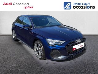 75010 : Hyundai Paris Nord - Goncourt Automobiles - AUDI A3 SPORTBACK S line - A3/S3/RS3 IV - BLEU NAVARRE METALLISE - Automate sequentiel - Essence sans plomb