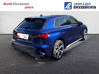 75010 : Hyundai Paris Nord - Goncourt Automobiles - AUDI A3 SPORTBACK S line - A3/S3/RS3 IV - BLEU NAVARRE METALLISE - Automate sequentiel - Essence sans plomb