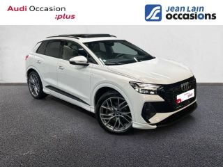 75010 : Hyundai Paris Nord - Goncourt Automobiles - AUDI Q4 E-TRON S line - Q4 E-TRON - BLANC GLACIER METALLISE - Automate à fonct. Continu - Courant électrique