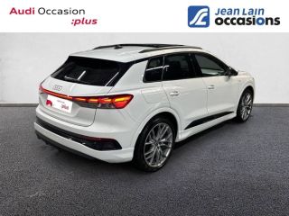 75010 : Hyundai Paris Nord - Goncourt Automobiles - AUDI Q4 E-TRON S line - Q4 E-TRON - BLANC GLACIER METALLISE - Automate à fonct. Continu - Courant électrique