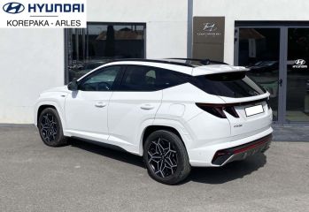 75010 : Hyundai Paris Nord - Goncourt Automobiles - HYUNDAI TUCSON N Line Executive - TUCSON IV - Blanc - Boîte automatique - Essence / Courant électrique