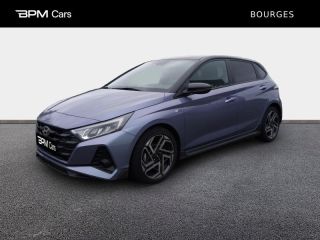 45200 : Hyundai Montargis - BPM Cars - HYUNDAI i20 - i20 - Meta Blue Métal/Toit+rétros Black - Traction - Essence