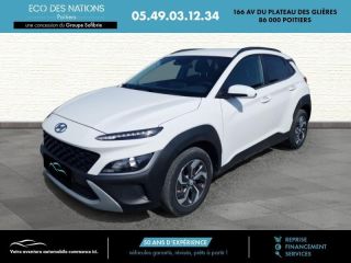 86000 : Hyundai Poitiers - Eco des Nations - HYUNDAI Kona - Kona - Blanc - Traction - Hybride : Essence/Electrique