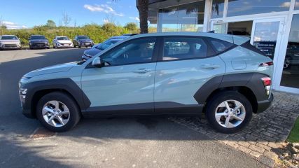 75010 : Hyundai Paris Nord - Goncourt Automobiles - HYUNDAI KONA Intuitive - KONA II - Vert - Automate sequentiel - Essence / Courant électrique