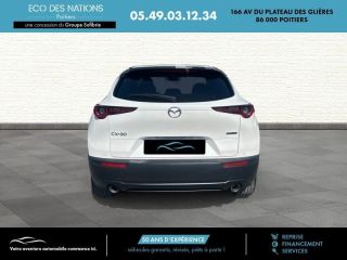 86000 : Hyundai Poitiers - Eco des Nations - MAZDA CX-30 - CX-30 - Snowflake White Pearl Mica - Traction - Essence/Micro-Hybride