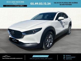 86000 : Hyundai Poitiers - Eco des Nations - MAZDA CX-30 - CX-30 - Snowflake White Pearl Mica - Traction - Essence/Micro-Hybride