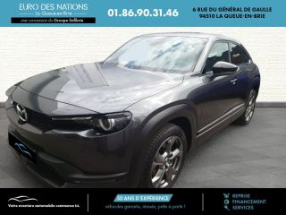 75010 : Hyundai Paris Nord - Goncourt Automobiles - MAZDA MX-30 2020 Industrial Vintage - MX-30 ELECTRIQUE - Gris - Automate à fonct. Continu - Courant électrique