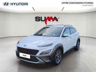 75010 : Hyundai Paris Nord - Goncourt Automobiles - HYUNDAI KONA HYBRID Executive - KONA - Blanc - Automate sequentiel - Essence / Courant électrique