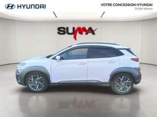 75010 : Hyundai Paris Nord - Goncourt Automobiles - HYUNDAI KONA HYBRID Executive - KONA - Blanc - Automate sequentiel - Essence / Courant électrique