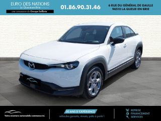 75010 : Hyundai Paris Nord - Goncourt Automobiles - MAZDA MX-30 2020 MX-30 - MX-30 ELECTRIQUE - ARTIC WHITE - Automate à fonct. Continu - Courant électrique