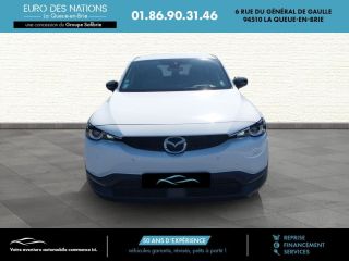 75010 : Hyundai Paris Nord - Goncourt Automobiles - MAZDA MX-30 2020 MX-30 - MX-30 ELECTRIQUE - ARTIC WHITE - Automate à fonct. Continu - Courant électrique