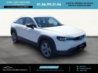 75010 : Hyundai Paris Nord - Goncourt Automobiles - MAZDA MX-30 2020 MX-30 - MX-30 ELECTRIQUE - ARTIC WHITE - Automate à fonct. Continu - Courant électrique