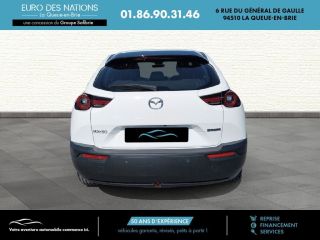 75010 : Hyundai Paris Nord - Goncourt Automobiles - MAZDA MX-30 2020 MX-30 - MX-30 ELECTRIQUE - ARTIC WHITE - Automate à fonct. Continu - Courant électrique