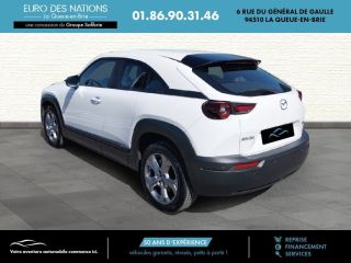 75010 : Hyundai Paris Nord - Goncourt Automobiles - MAZDA MX-30 2020 MX-30 - MX-30 ELECTRIQUE - ARTIC WHITE - Automate à fonct. Continu - Courant électrique